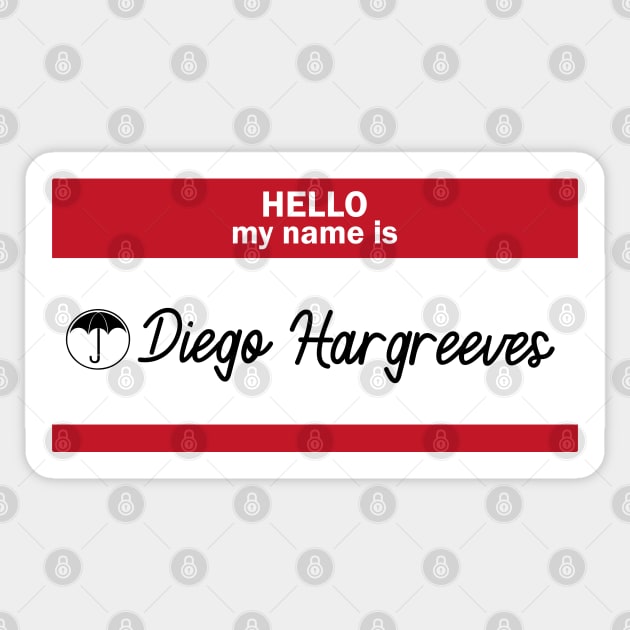 Hello my name is... Diego Hargrevees Sticker by xDangerline